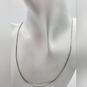 18k white gold‎ plated necklace N1324